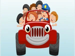 Kids Vehicles Memory